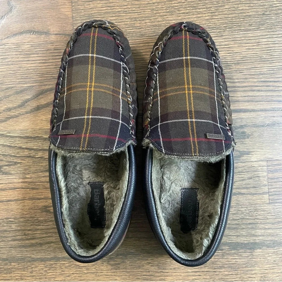 Barbour Monty Moccasin Slippers - Men\'s Size 8 main image 7